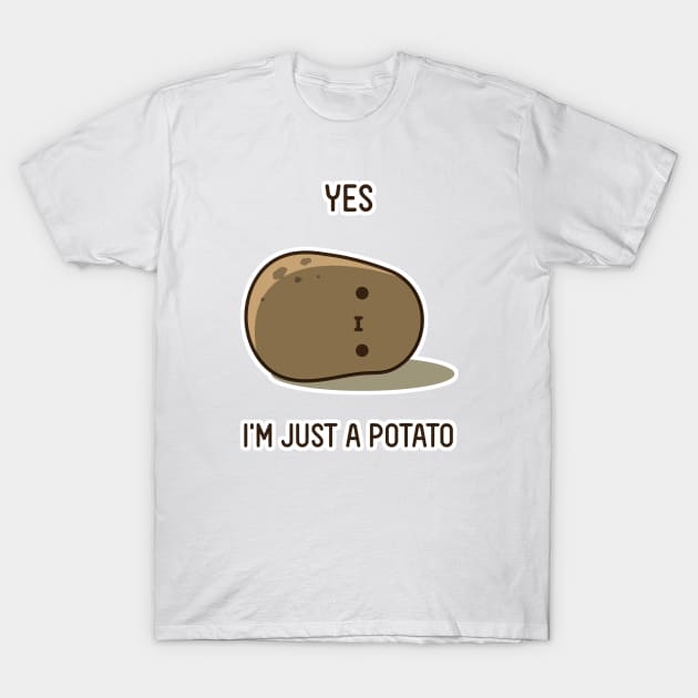 Cute Potato T-Shirt by clgtart